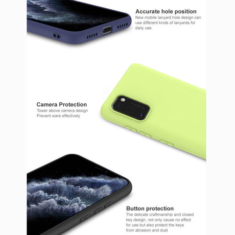 Ovitek za Samsung A31 | IMAK Silikonski | Limeta barva