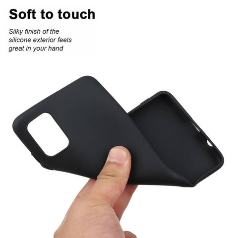 Ovitek za Samsung A51 | Silikonski | Črn
