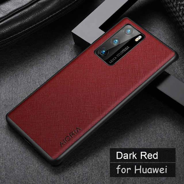 Ovitek za Huawei P30 Lite | AIORIA Premium | Temno rdeč