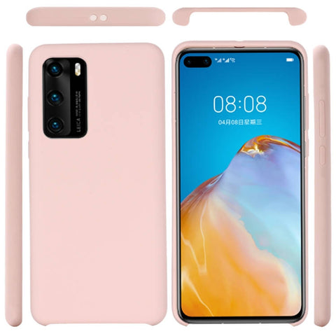 Ovitek za Huawei P40 | Liquid Silicone | Pink