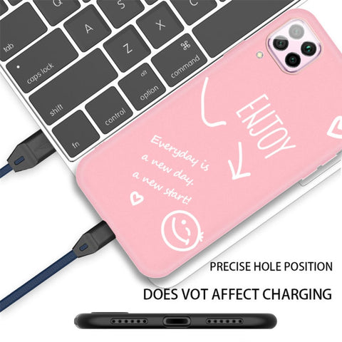 Ovitek za Huawei P40 Lite | Silikonski | Enjoy, Pink