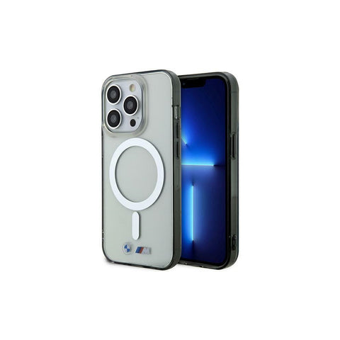 BMW Silver Ring MagSafe ovitek za iPhone 14 Pro Max