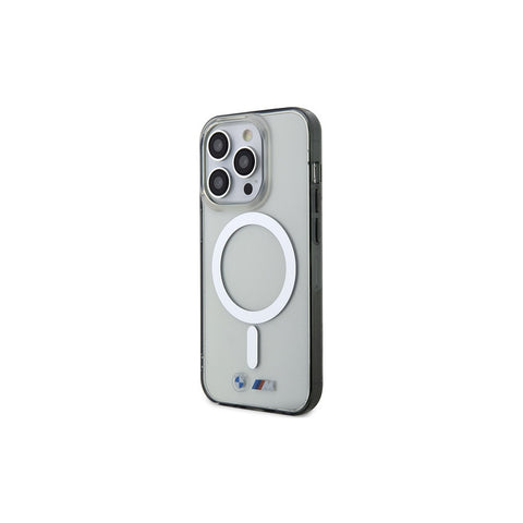 BMW Silver Ring MagSafe ovitek za iPhone 14 Pro Max