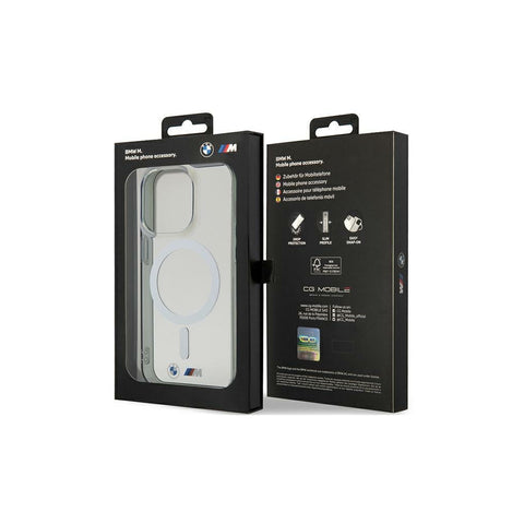 BMW Silver Ring MagSafe ovitek za iPhone 14 Pro Max