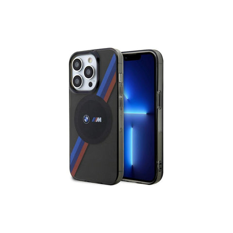 BMW Tricolor Stripes MagSafe ovitek za iPhone 14 Pro Max