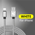 Tiegem podatkovni in napajalni kabel za Apple naprave - bel, 1m