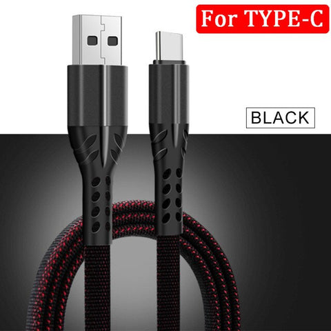 3,5A USB Type-C napajalni kabel - črn, 1 m