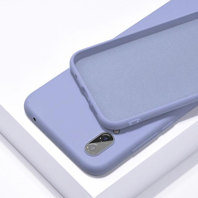 Liquid Silicone ovitek - Huawei P30 Lite | Vijolčna barva