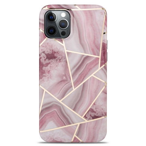 Ovitek za iPhone 12 Pro Max | Rožnati marmor