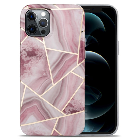Ovitek za iPhone 12 | Rožnati marmor