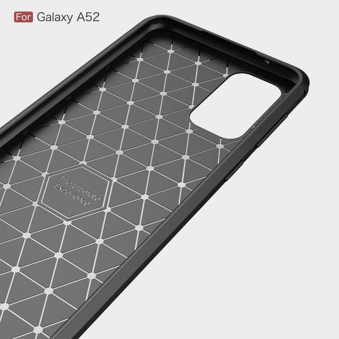 Ovitek za Samsung A52 5G/4G | Carbon vzorec | Črn