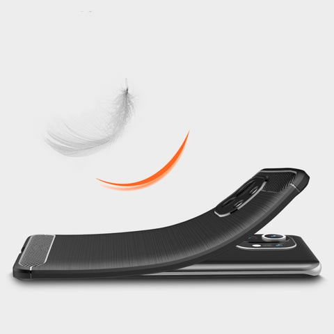 Ovitek za Xiaomi Mi 11 5G | Carbon vzorec | Moder