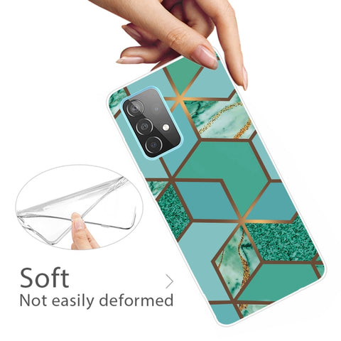 Ovitek za Samsung A72 5G/4G | Zelen, vzorec marmorja