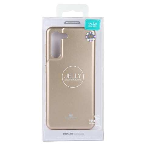 Ovitek za Samsung S21 Plus 5G | Goospery Jelly | Gold