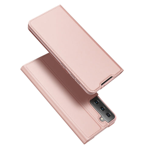 Eleganten etui/ovitek Dux Ducis za Samsung S21 5G | Skin Pro, Rose Gold