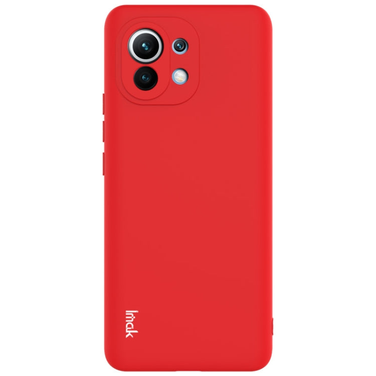 Ovitek za  Xiaomi Mi 11 5G | IMAK Silikonski, rdeč