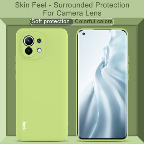 Ovitek za  Xiaomi Mi 11 5G | IMAK Silikonski, Limeta barva