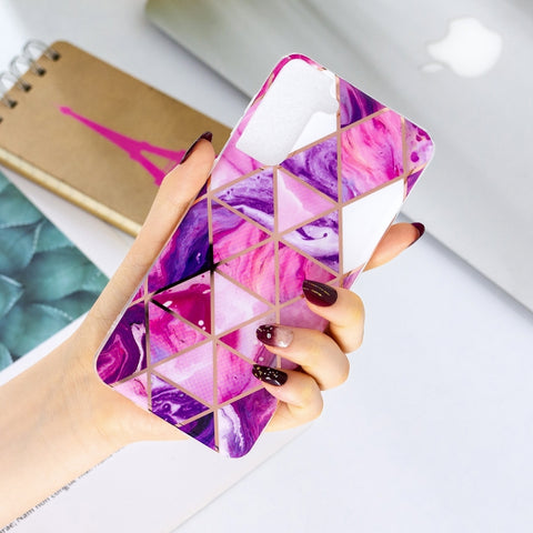 Ovitek za Samsung S21 Plus 5G | Vijoličen marmor