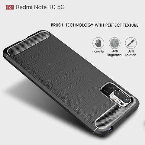 Ovitek za Xiaomi Redmi Note 10 5G / Poco M3 Pro | Carbon vzorec | Moder