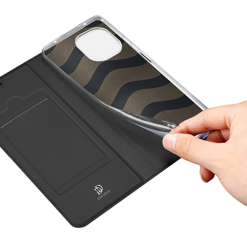 DUX DUCIS Skin Pro eleganten etui/ovitek za Xiaomi (Mi) 11 Lite 5G (NE) | Črn