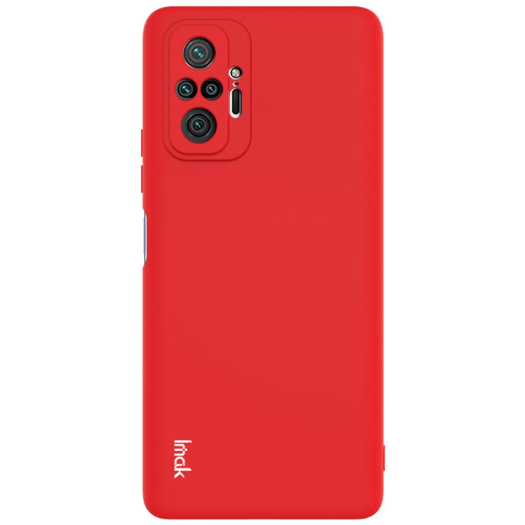 Ovitek za  Xiaomi Redmi Note 10 Pro/10 Pro Max | IMAK Silikonski, rdeč