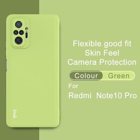 Ovitek za  Xiaomi Redmi Note 10 Pro/10 Pro Max | IMAK Silikonski, Limeta barva