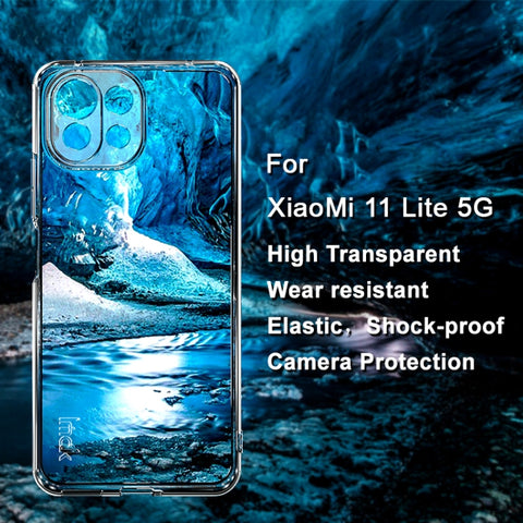 Ovitek za Xiaomi (Mi) 11 Lite 5G (NE) | IMAK Silikonski, prozoren