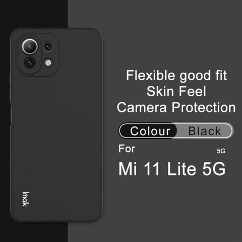 Ovitek za Xiaomi (Mi )11 Lite 5G (NE) | IMAK Silikonski, Črn