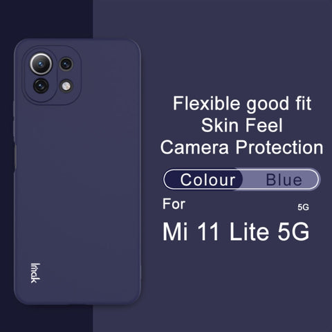 Ovitek za  Xiaomi (Mi) 11 Lite 5G (NE) IMAK | IMAK Silikonski, moder
