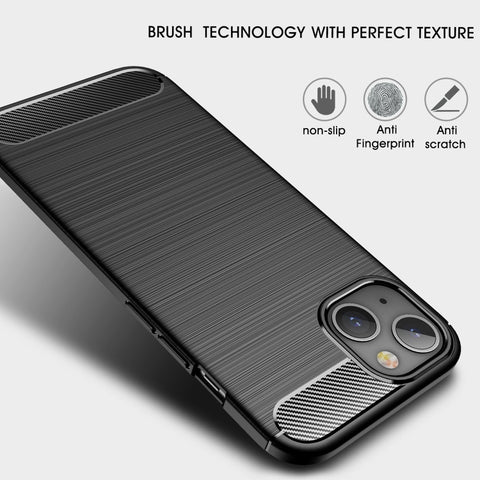 Ovitek za iPhone 13 Mini | Carbon vzorec | Črn