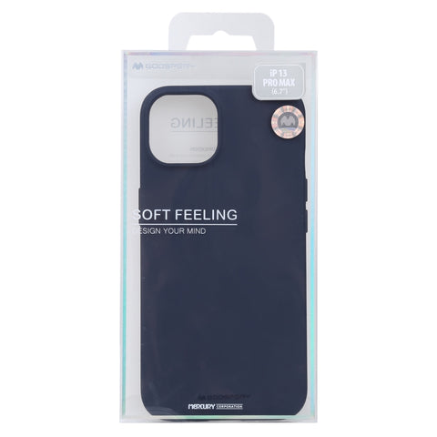 Ovitek za iPhone 13 Pro Max | Goospery Soft Feeling | Temno moder