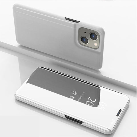 Etui/ovitek s prednjim steklom za iPhone 13 Mini | Silver