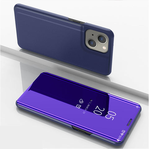 Etui/ovitek s prednjim steklom za iPhone 13 | Modro vijoličen