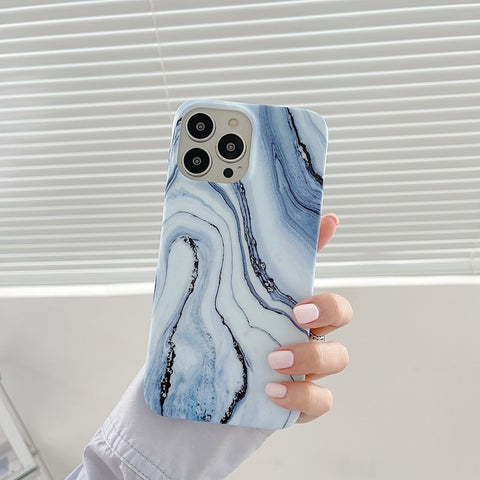 Ovitek za iPhone 13 | Modrobeli marmor