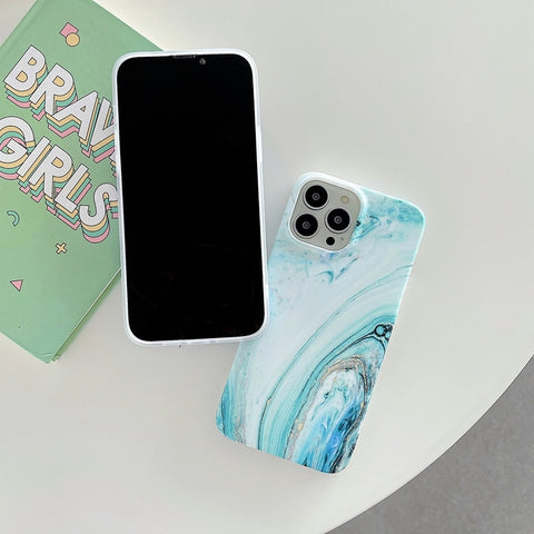 Ovitek za iPhone 13 | Modrobeli marmor
