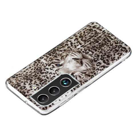 Ovitek za Samsung S22 5G | Prozoren, Leopard