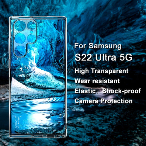 IMAK ovitek za Samsung S22 Ultra | Prozoren