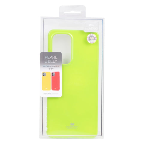 Ovitek za Samsung A53 5G,  Goospery Pearl Jelly, Limeta