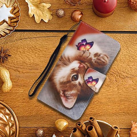 Eleganten etui/ovitek za  Samsung A53 5G, Mucek z metuljem