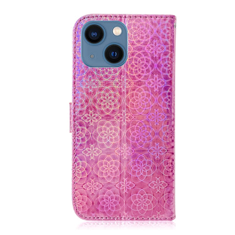 Eleganten etui/ovitek za iPhone 14, Hologram, Pink