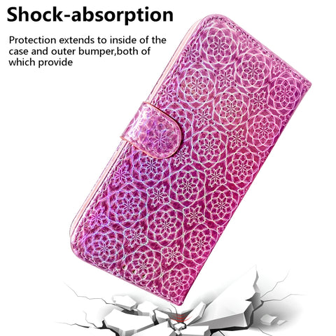 Eleganten etui/ovitek za iPhone 13/14, Hologram, Pink