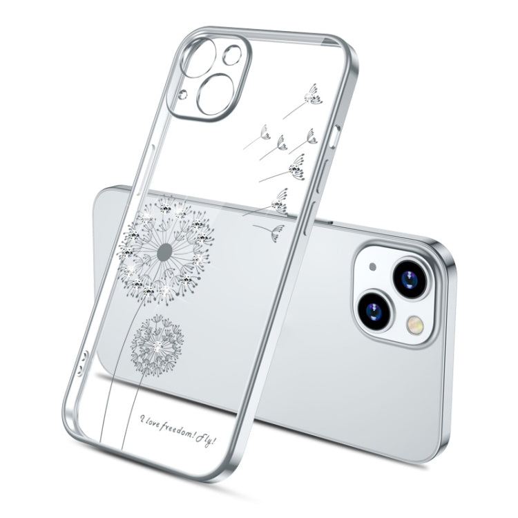 Ovitek za iPhone 14 Pro Max | Regrat s kristali, srebrn