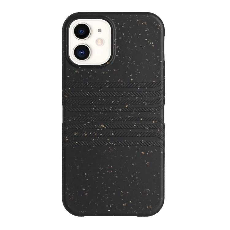 Ovitek za iPhone 12 mini Wheat Straw bio razgradljiv, Črn