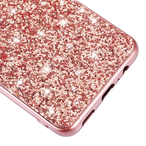 Ovitek za Samsung A54 5G, Glitter Powder, Rose Gold