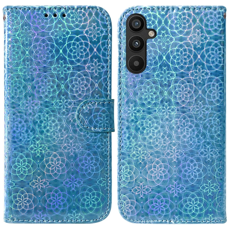 Eleganten etui/ovitek za Samsung A34 5G, Hologram, moder