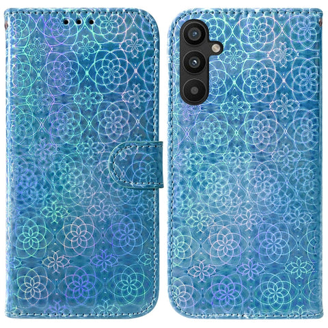 Eleganten etui/ovitek za Samsung A34 5G, Hologram, moder