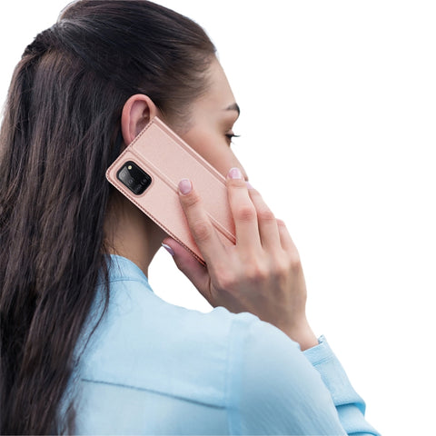 Eleganten etui/ovitek Dux Ducis za Samsung A31 | Skin Pro, Rose barva