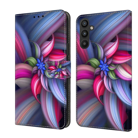 Eleganten etui/ovitek za  Samsung A34 5G, Barvite rože