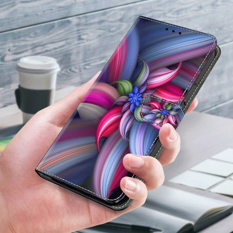 Eleganten etui/ovitek za  Samsung A34 5G, Barvite rože