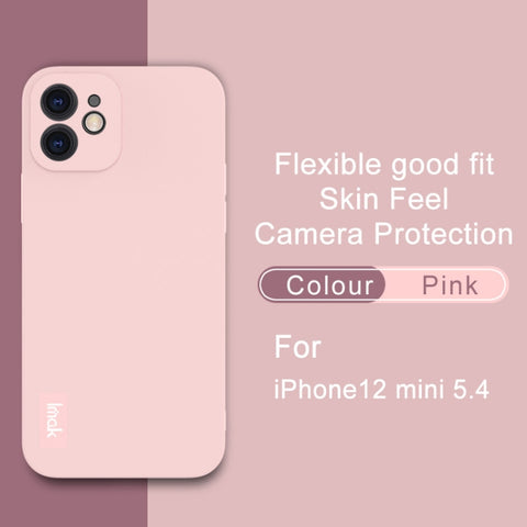 Ovitek za iPhone 12 Mini | IMAK Silikonski | Pink